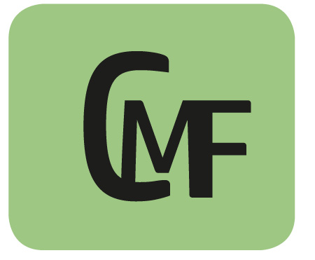 Logo van CMF, huurder bij Sablones