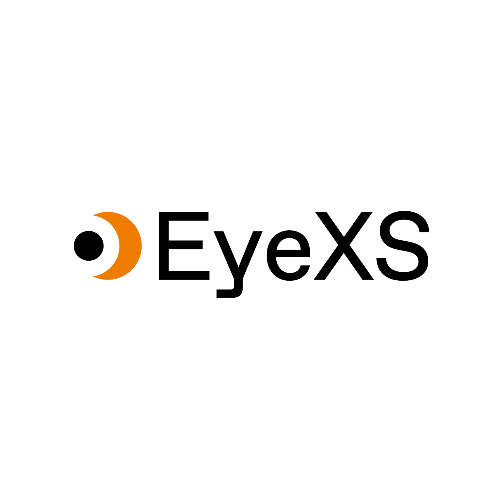 Logo van EyeXS, huurder bij Sablones